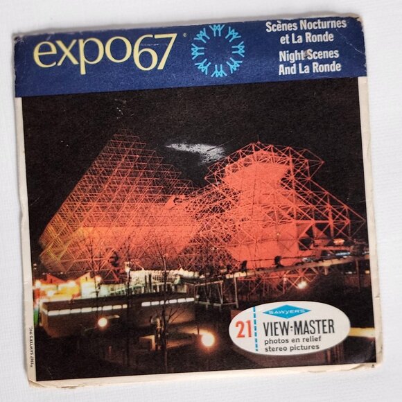 AMAZING Vintage Expo 67 View Master Reels BNIP La Ronde Amusement Park Views - Picture 1 of 5